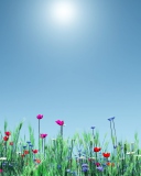 Spring Flowers screenshot #1 128x160