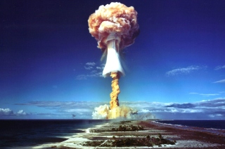 Nuclear Explosion Background for Android, iPhone and iPad