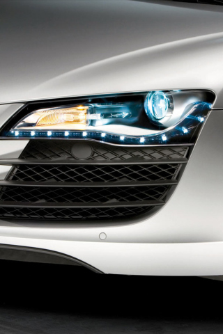 Screenshot №1 pro téma Audi R8 LED Headlights Lamp 320x480