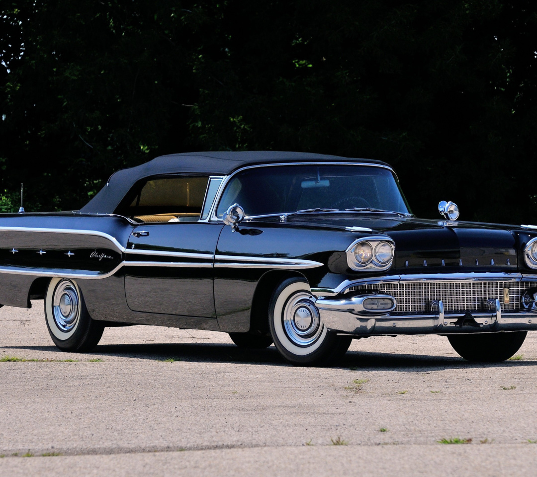 1958 Pontiac Chieftain wallpaper 1080x960