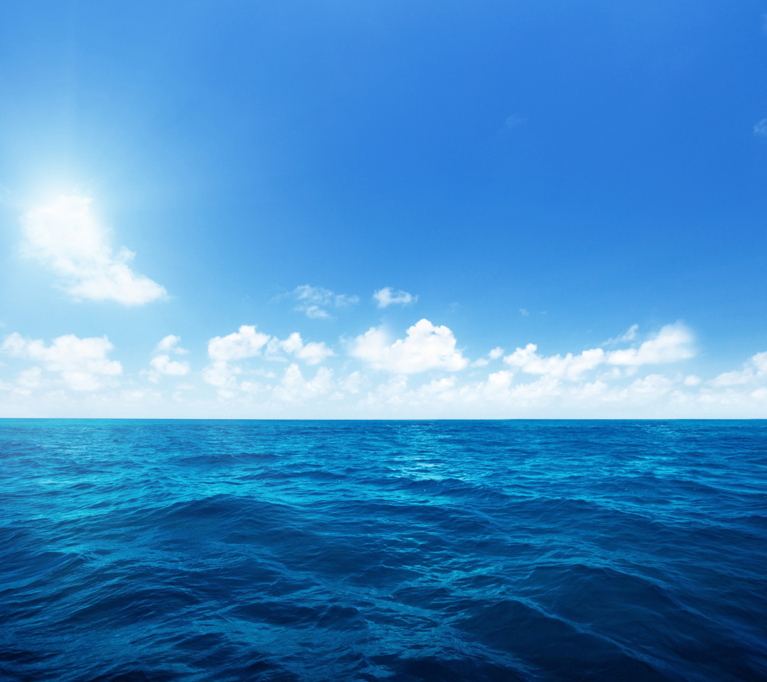 Ocean in Tropics wallpaper 1080x960