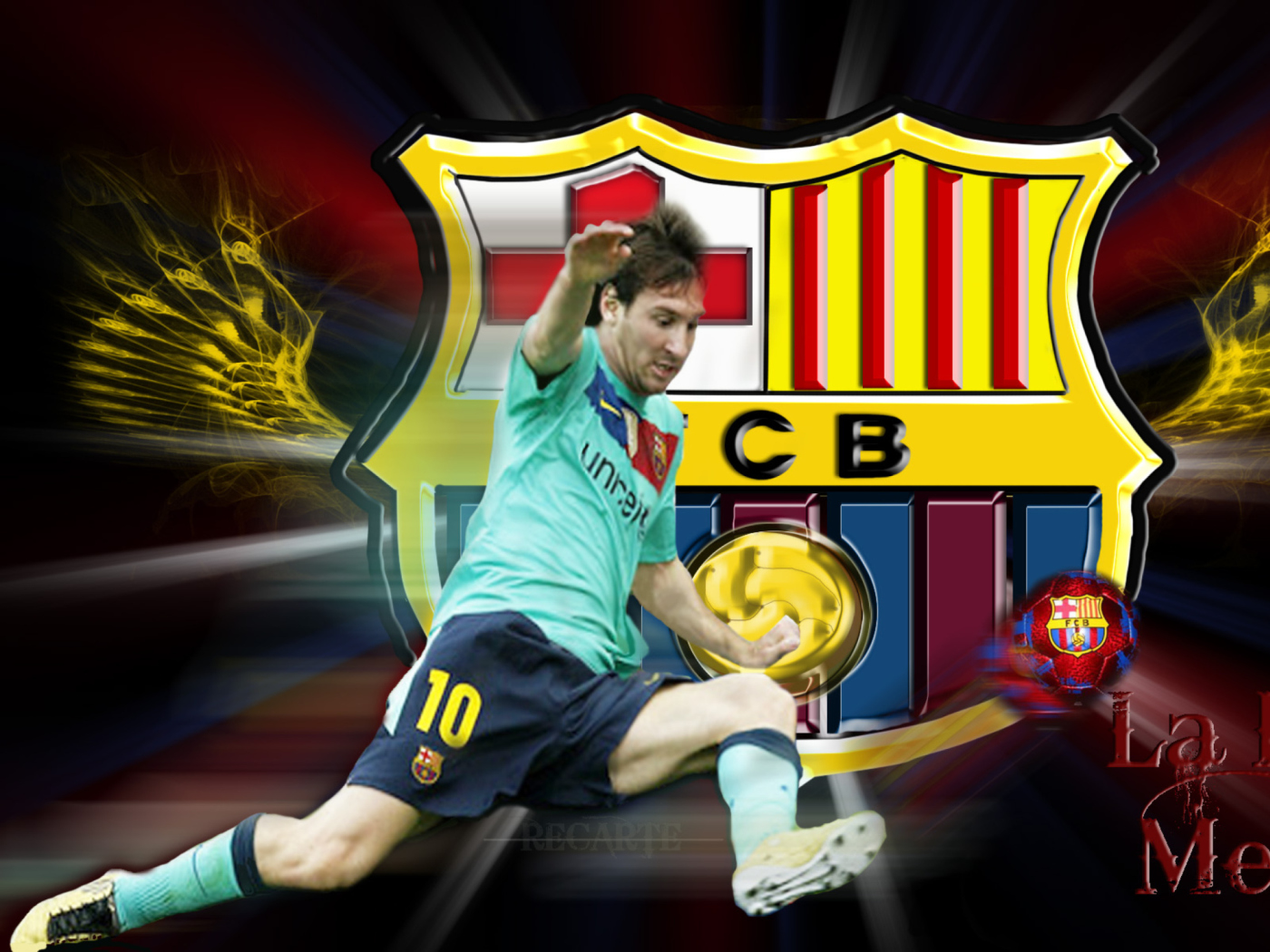 Screenshot №1 pro téma Lionel Messi 1400x1050