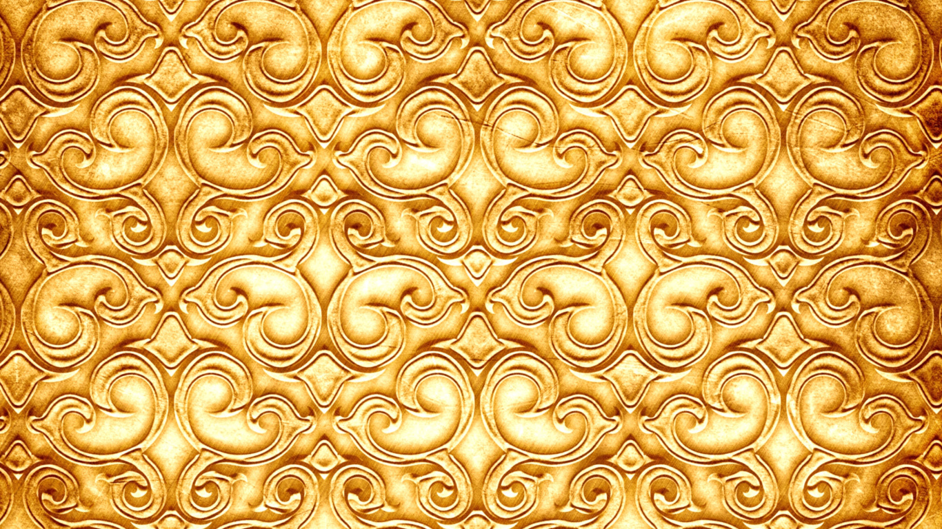Fondo de pantalla Golden Texture 1366x768
