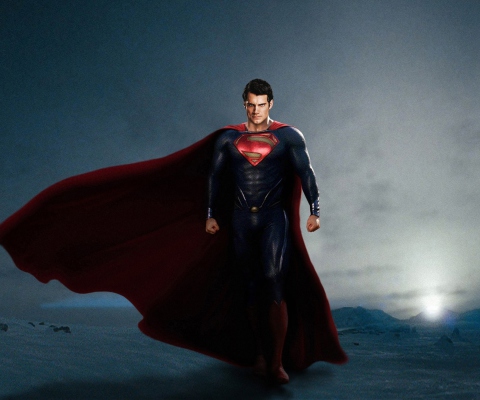 Sfondi Superman In Man Of Steel 480x400