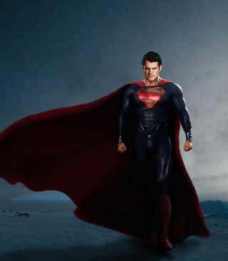 Superman In Man Of Steel - Obrázkek zdarma pro Nokia C6