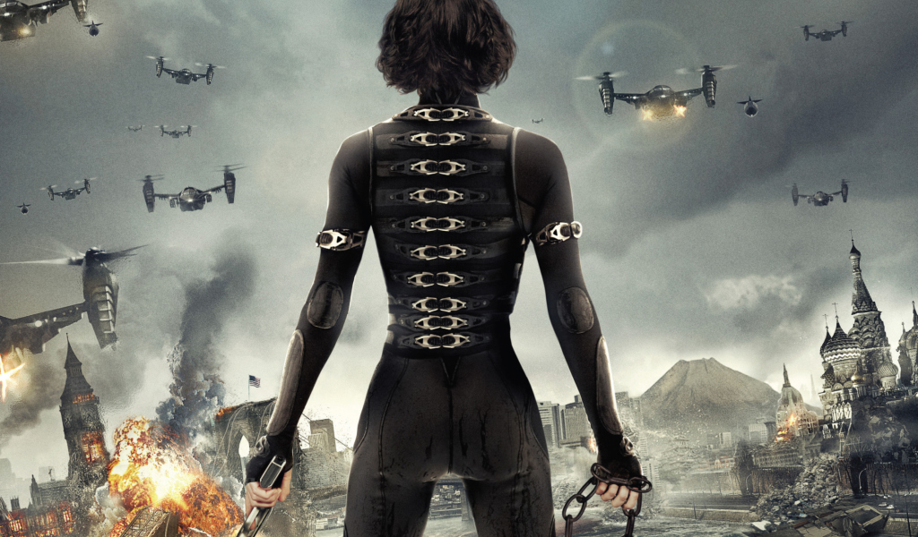 Fondo de pantalla Resident Evil: Retribution 1024x600