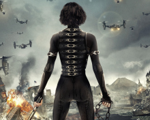 Fondo de pantalla Resident Evil: Retribution 220x176