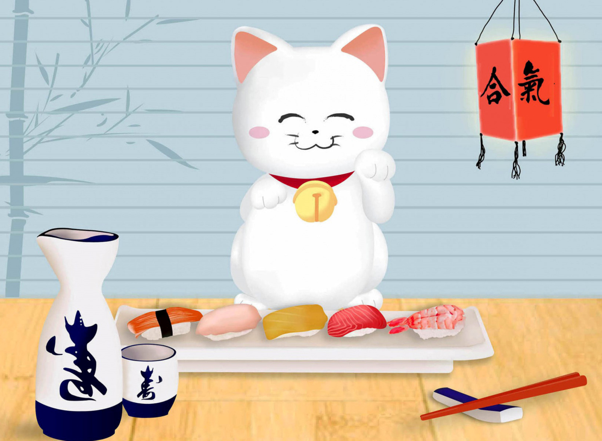Maneki Neko Cat HD screenshot #1 1920x1408