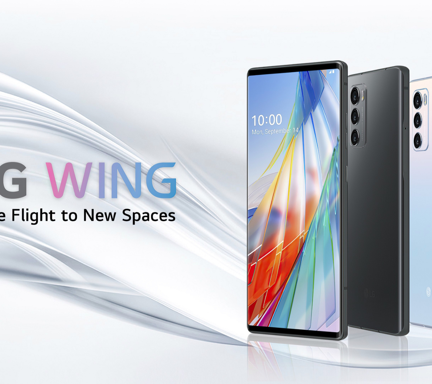 LG Wing 5G wallpaper 1440x1280