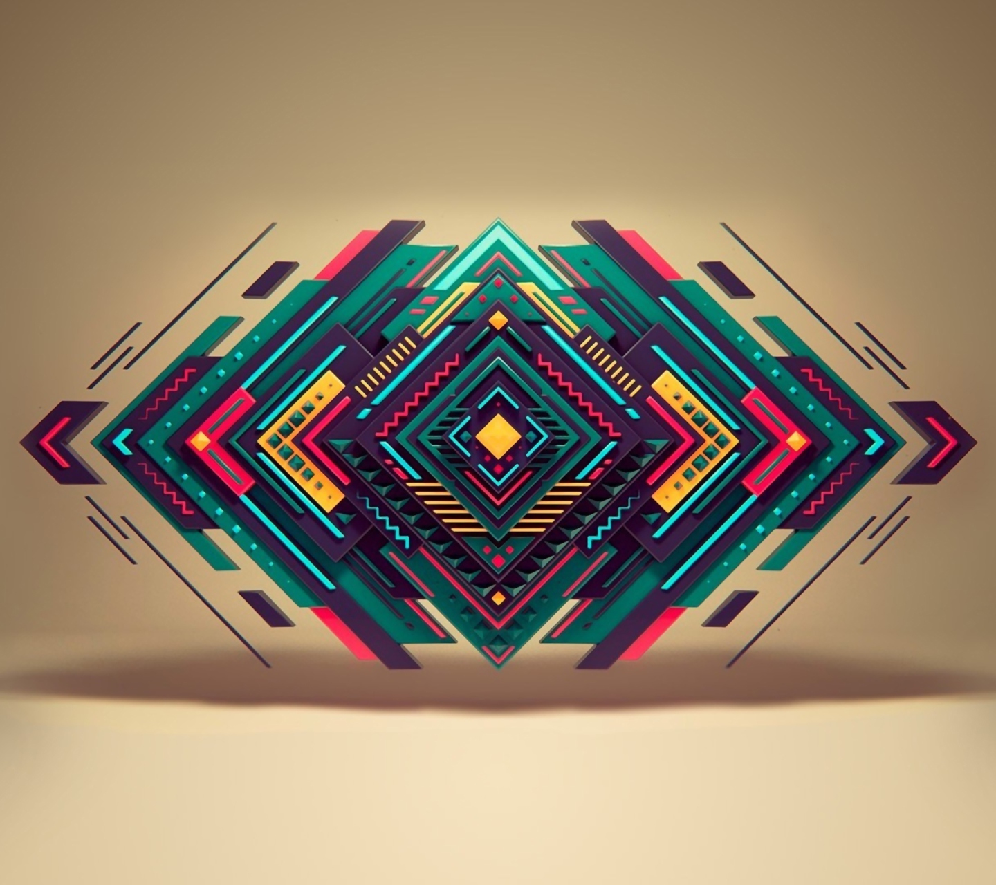 Das Geometry Wallpaper 1440x1280