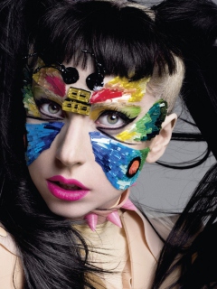 Das Lady Gaga Wallpaper 240x320