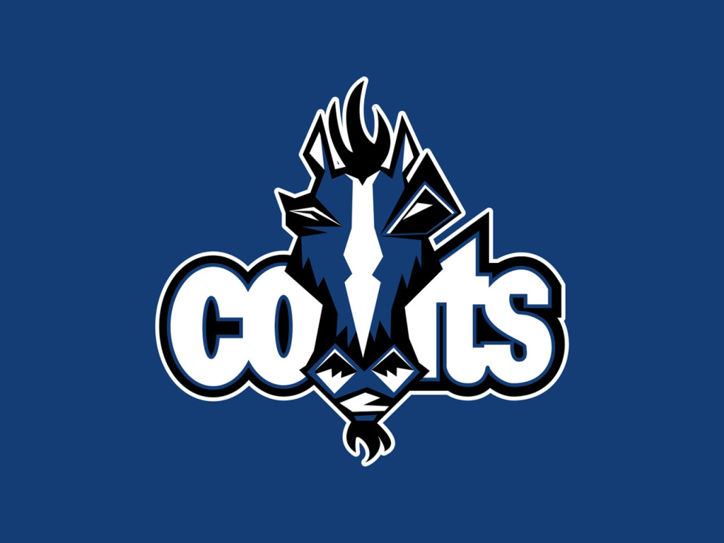 Das Indianapolis Colts Logo Wallpaper 1024x768