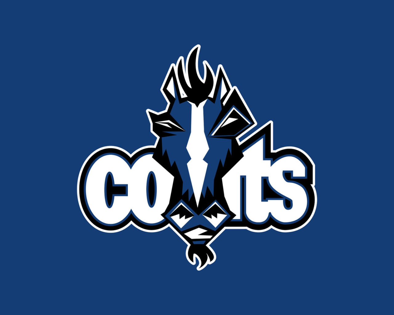Screenshot №1 pro téma Indianapolis Colts Logo 1280x1024