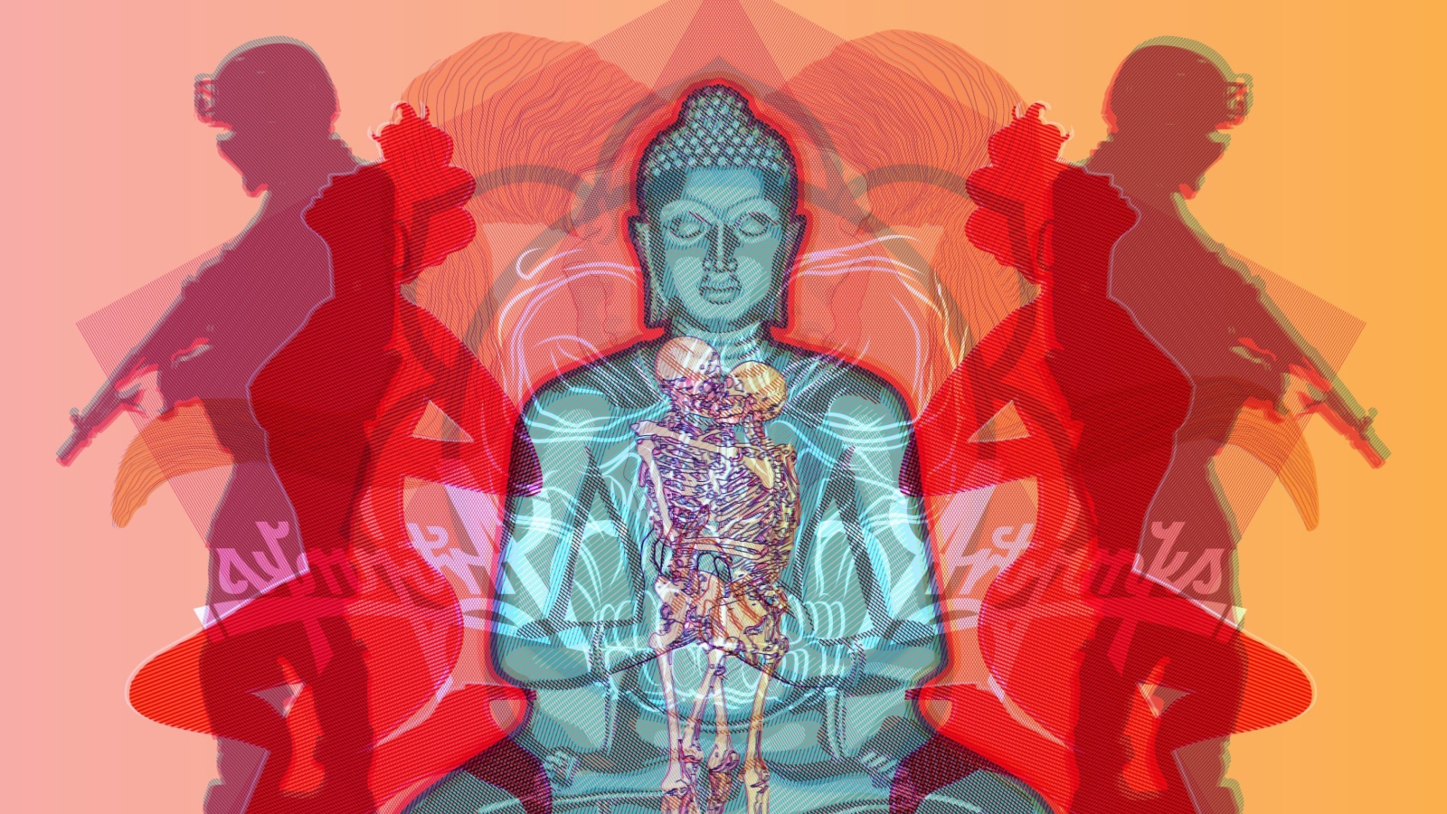 Buddha Creative Illustration screenshot #1 1600x900