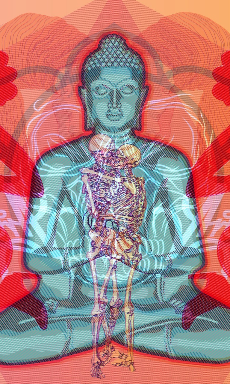 Screenshot №1 pro téma Buddha Creative Illustration 768x1280
