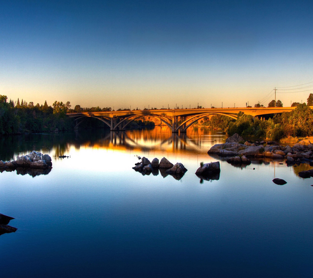 River With Bridge screenshot #1 1080x960