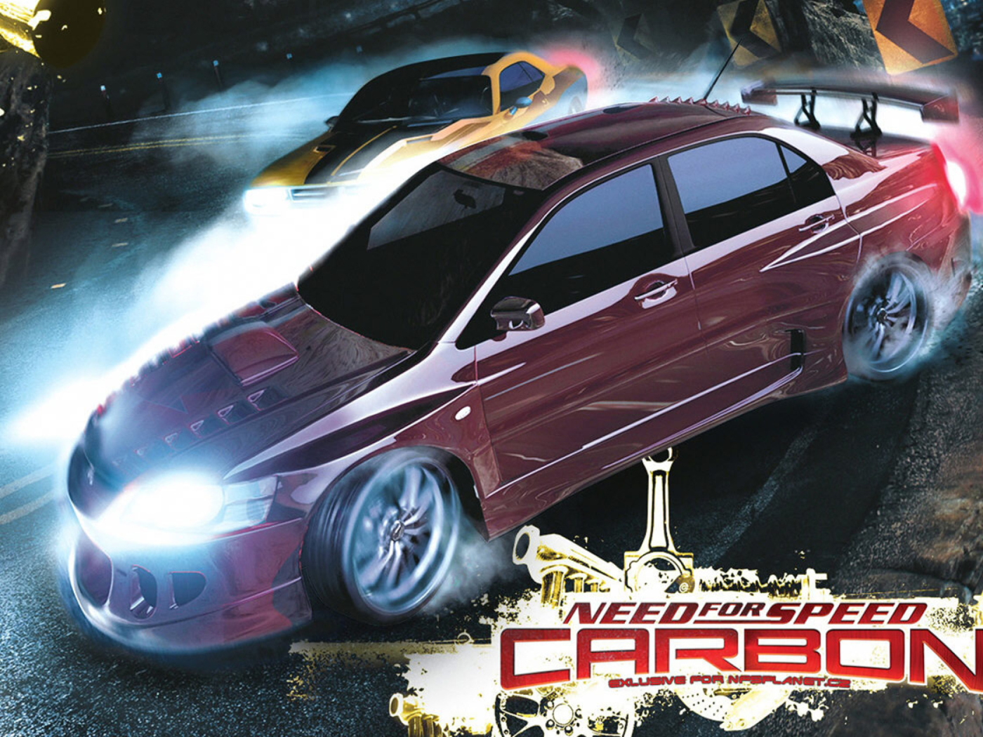 Screenshot №1 pro téma Need For Speed Carbon 1400x1050