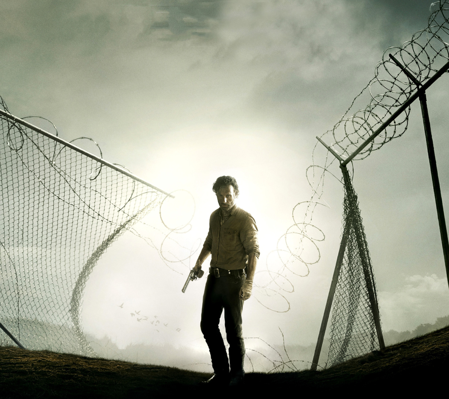 Das The Walking Dead, Andrew Lincoln Wallpaper 1440x1280