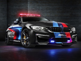 BMW M4 Coupe Police wallpaper 320x240