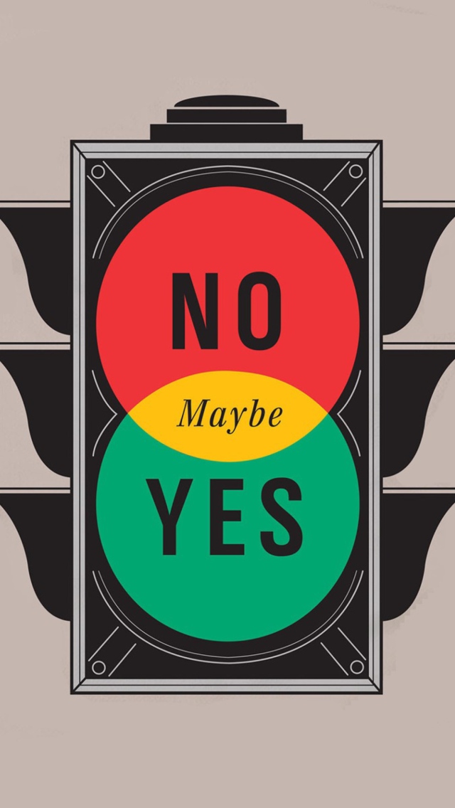 Das Maybe Yes Maybe No Wallpaper 640x1136
