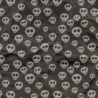 Kostenloses Cute Skulls Wrapping Paper Wallpaper für iPad 2