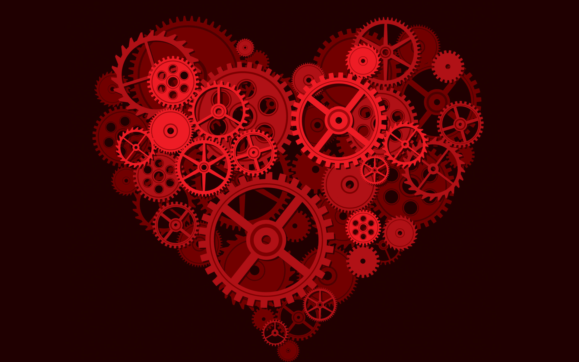 Sfondi Gears Heart 1920x1200