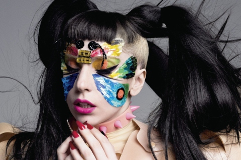 Das Lady Gaga Wallpaper 480x320