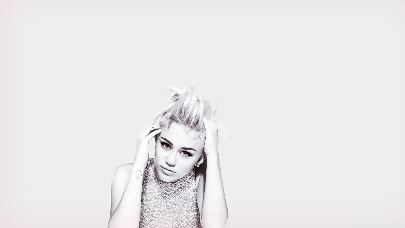 Fondo de pantalla Miley Cyrus 1366x768