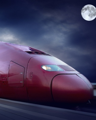Thalys train on high speed line papel de parede para celular para Nokia C3-01