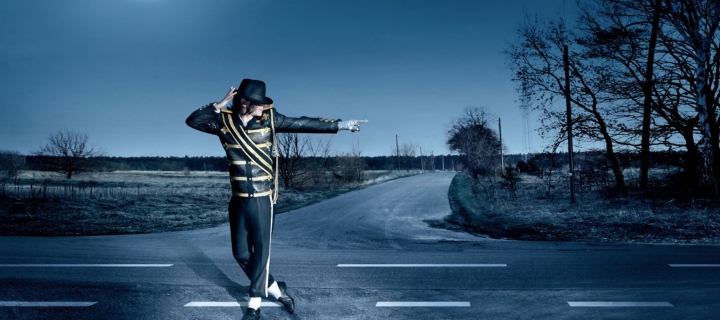 Dancing Michael Jackson wallpaper 720x320