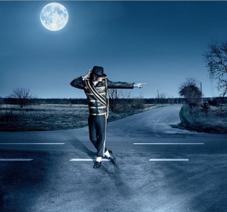 Dancing Michael Jackson - Obrázkek zdarma pro iPad mini