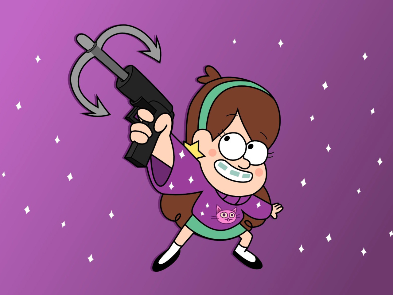 Fondo de pantalla Mabel in Gravity Falls Cartoon 1280x960