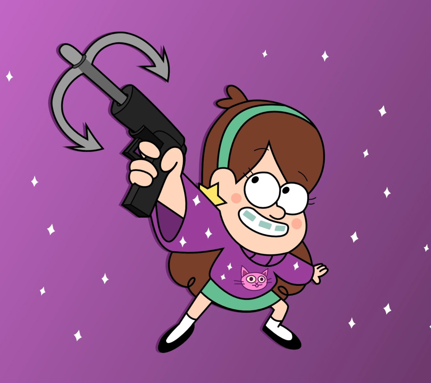 Mabel in Gravity Falls Cartoon wallpaper 1440x1280