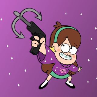 Mabel in Gravity Falls Cartoon - Obrázkek zdarma pro 128x128