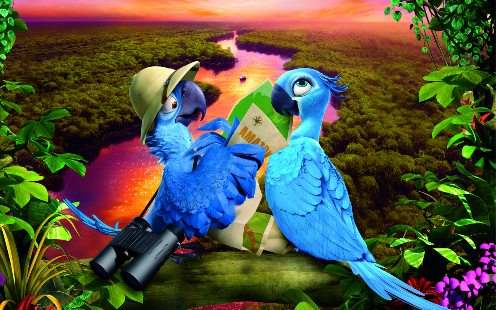 Rio 2 Film wallpaper 1680x1050