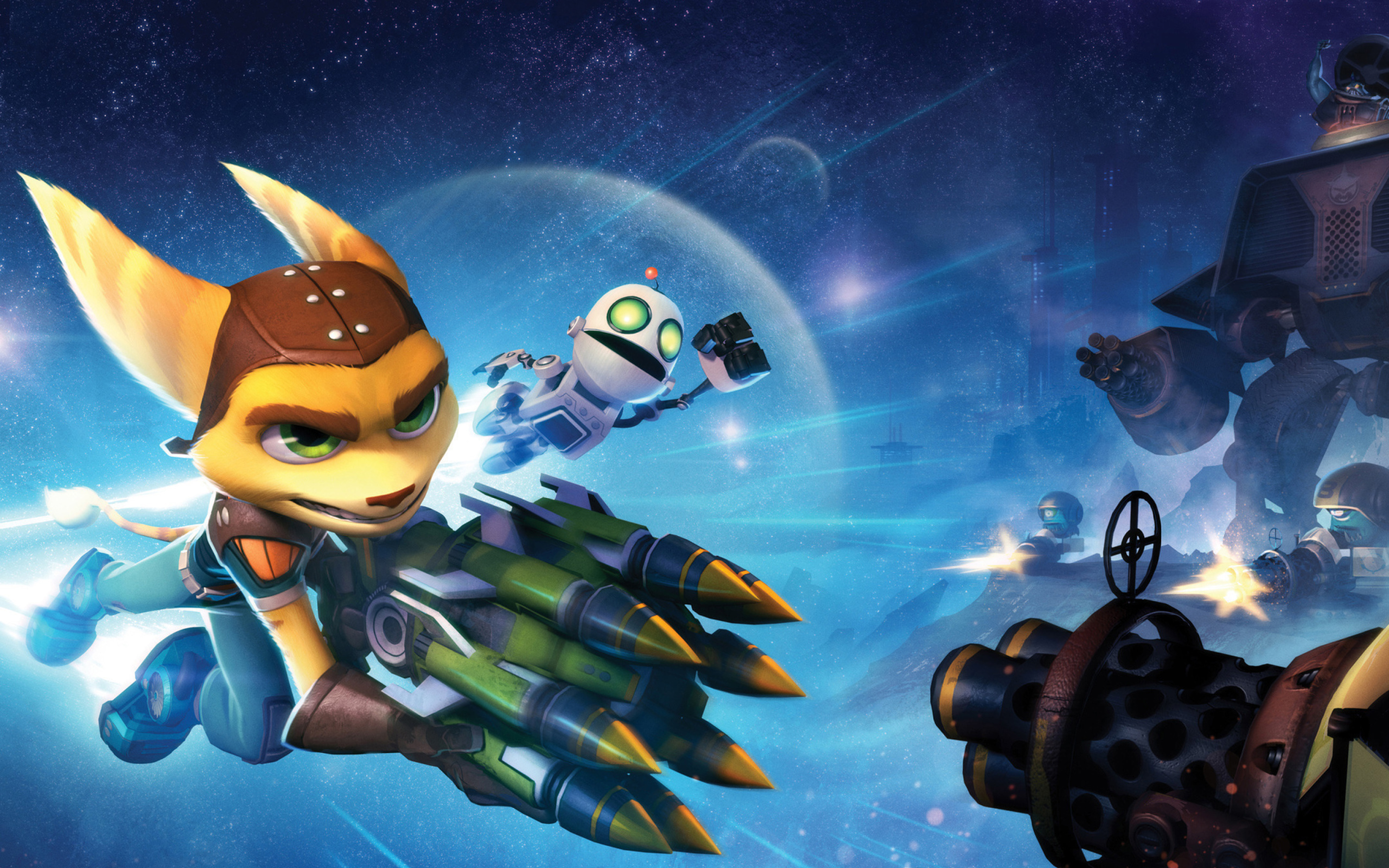 Screenshot №1 pro téma Ratchet & Clank Full Frontal Assault 2560x1600