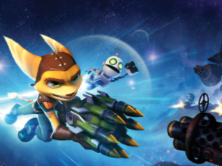 Sfondi Ratchet & Clank Full Frontal Assault 320x240