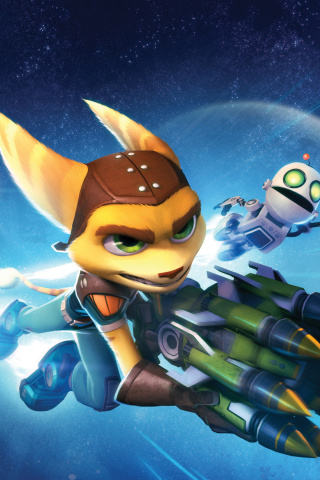 Fondo de pantalla Ratchet & Clank Full Frontal Assault 320x480