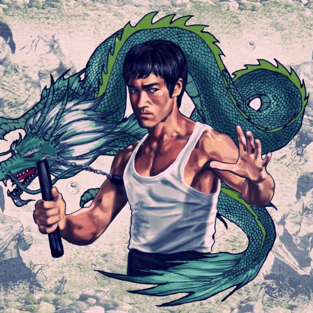 Das Bruce Lee Wallpaper 1024x1024