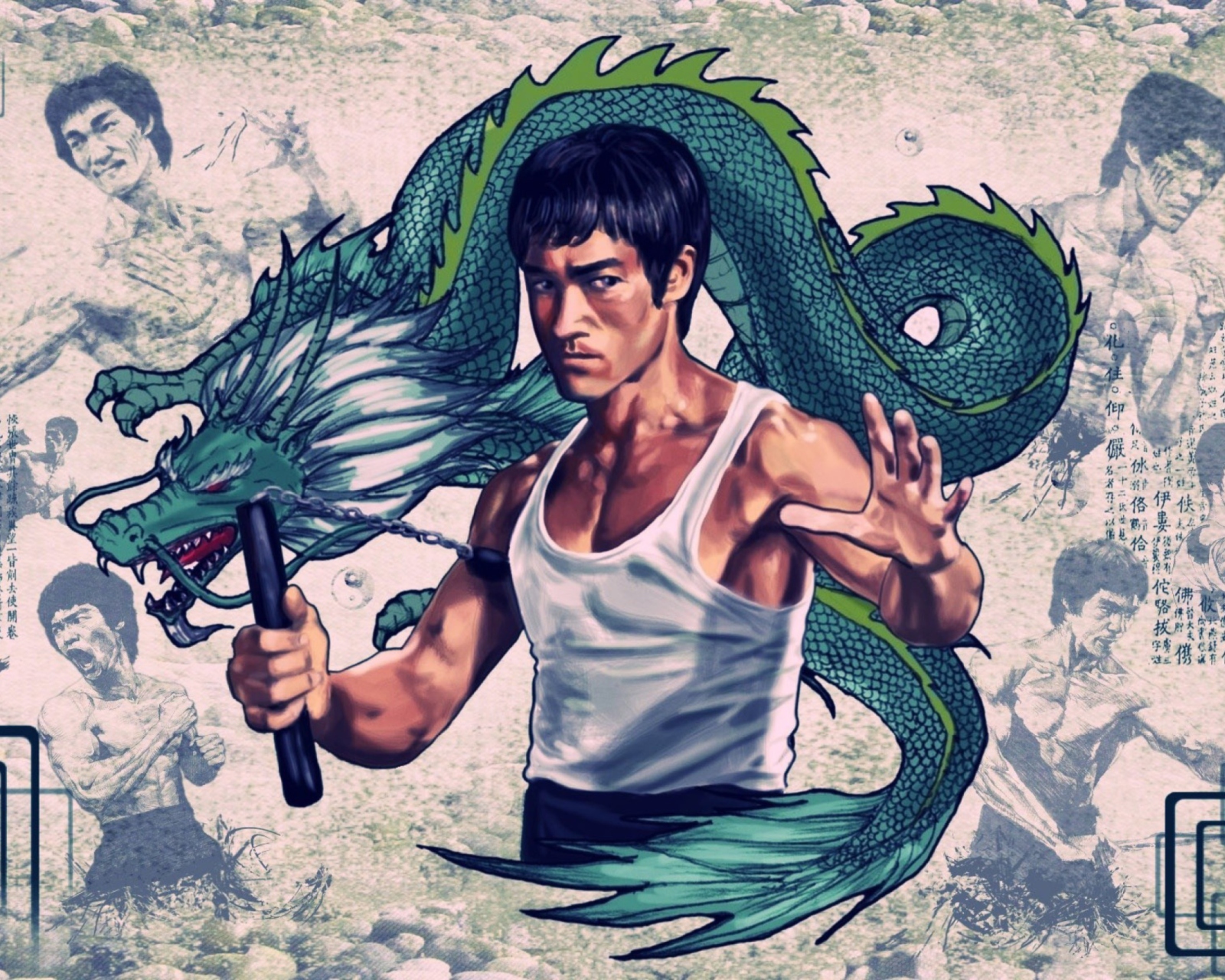 Screenshot №1 pro téma Bruce Lee 1600x1280