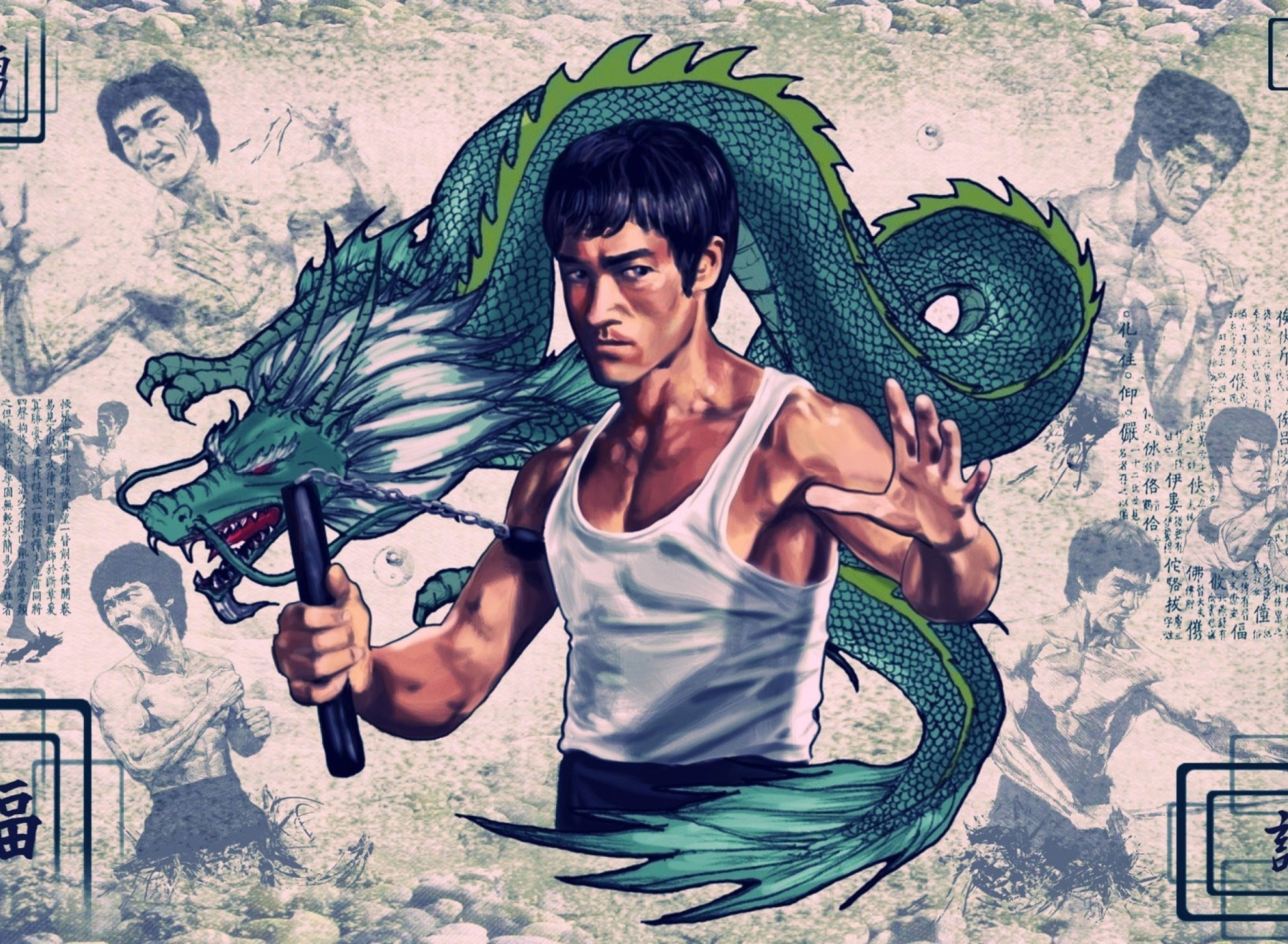 Das Bruce Lee Wallpaper 1920x1408