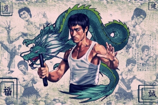 Bruce Lee - Obrázkek zdarma pro 1920x1200