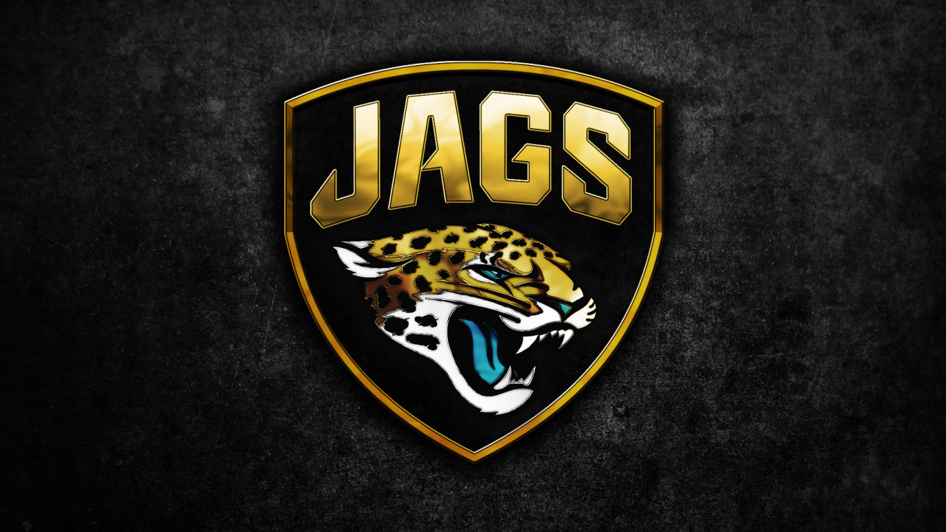 Screenshot №1 pro téma Jacksonville Jaguars NFL Team Logo 1366x768