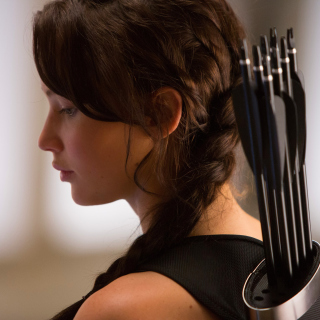 Jennifer lawrence in The Hunger Games Catching Fire - Obrázkek zdarma pro 128x128