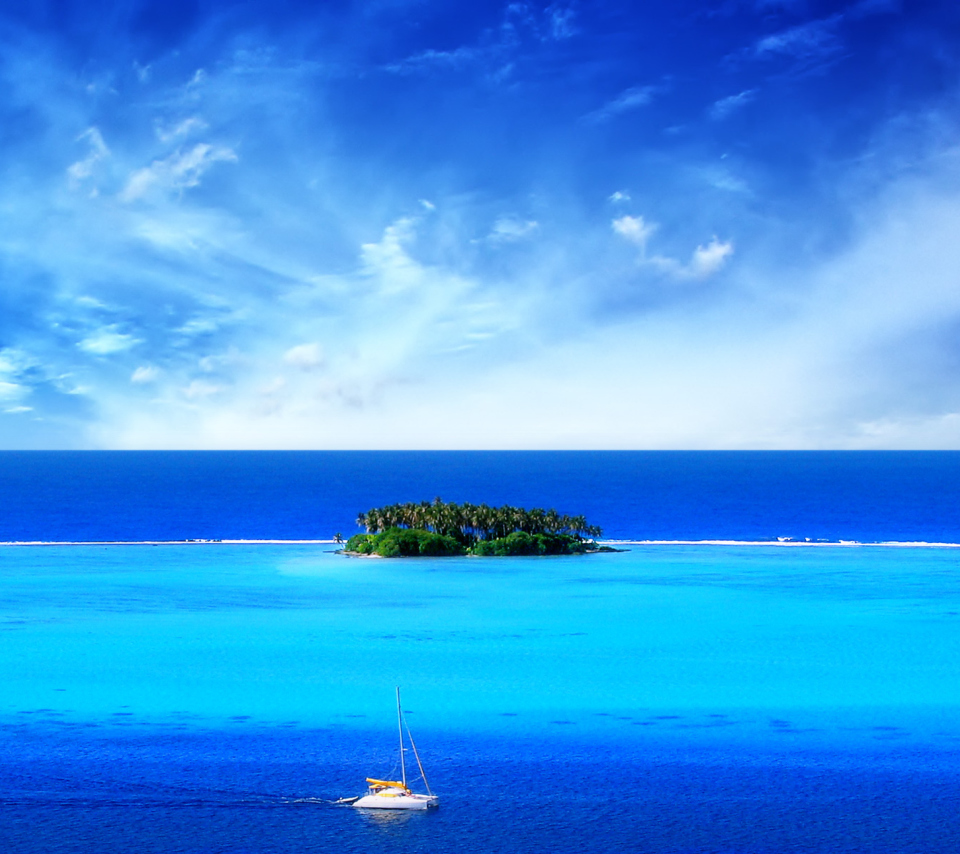 Blue Sea & Sky screenshot #1 960x854