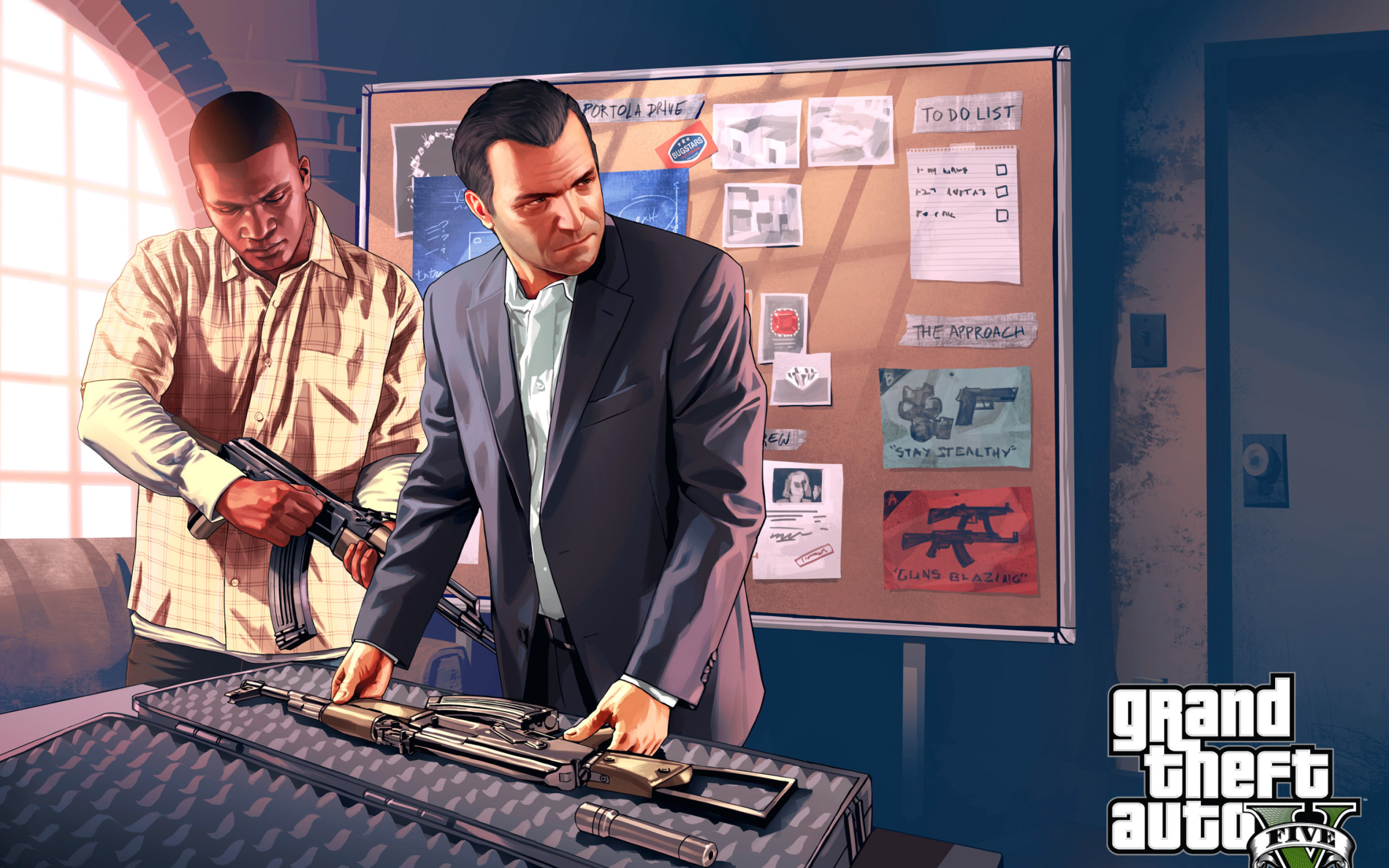 Sfondi Grand Theft Auto V Mike Franklin 2560x1600