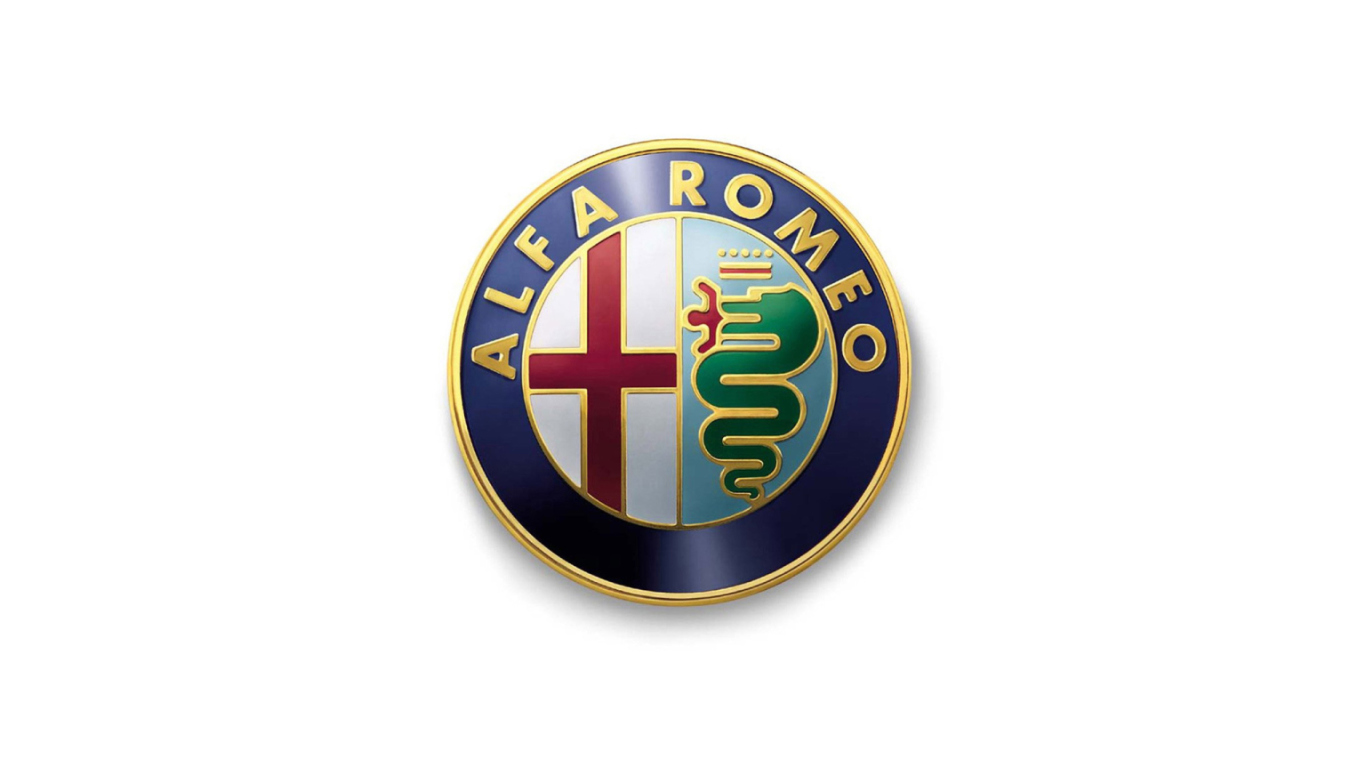 Das Alfa Romeo Logo Wallpaper 1366x768