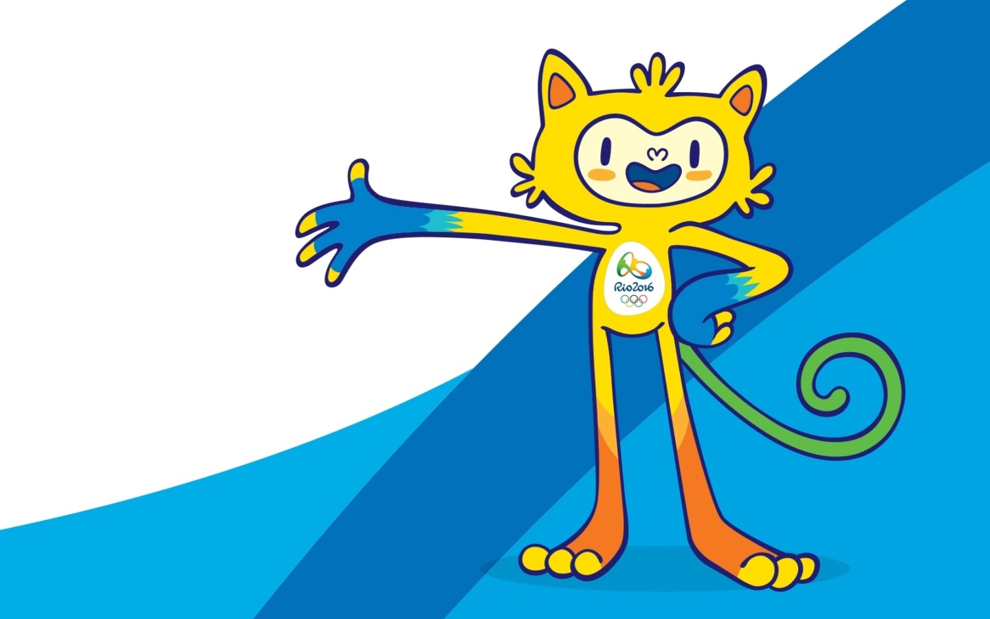 Обои Olympics Mascot Vinicius Rio 2016 1440x900
