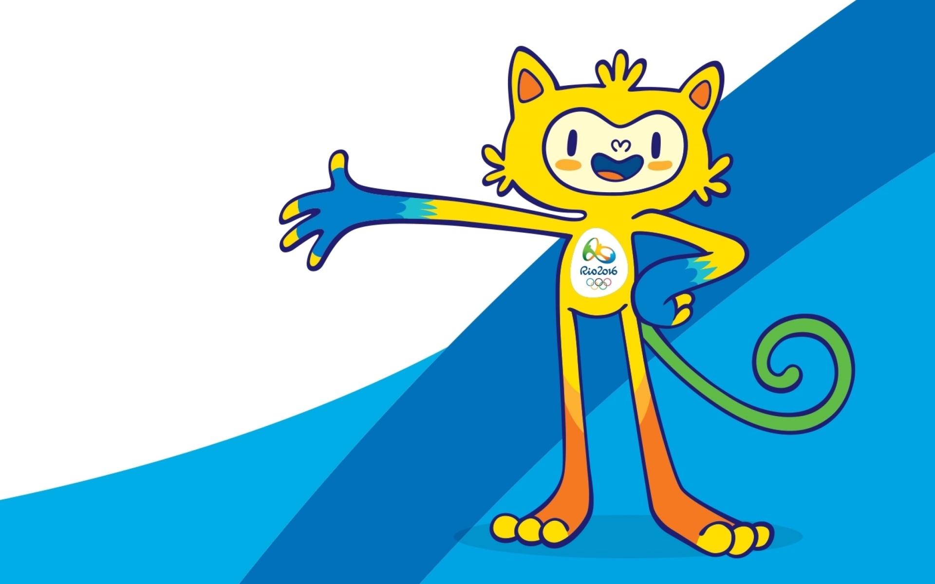 Fondo de pantalla Olympics Mascot Vinicius Rio 2016 1920x1200