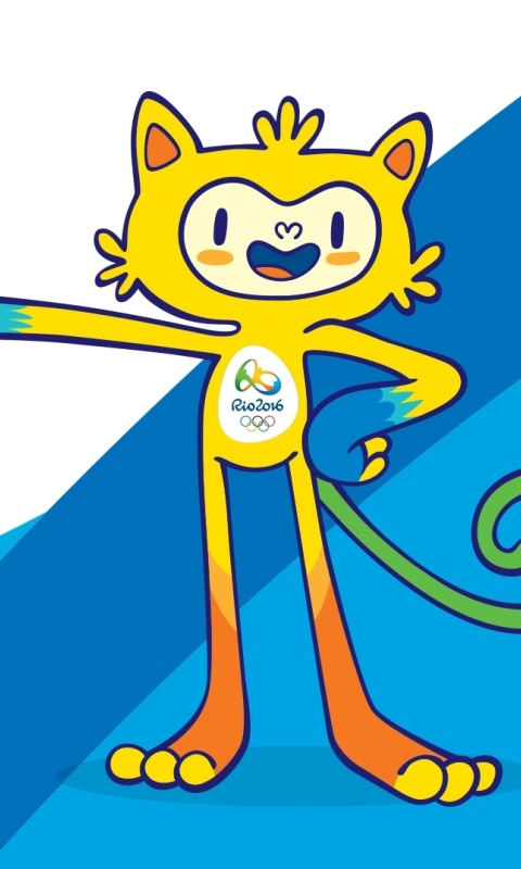 Screenshot №1 pro téma Olympics Mascot Vinicius Rio 2016 480x800